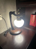木府新款现代简约新中式台灯创意中国风实木书房卧室床头阅读装饰台灯 高44厘米（带LED三色灯泡） 实拍图