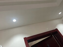 德力西（DELIXI）筒射灯LED高显指嵌入式小山丘防眩铝材窄边框客厅家用过道护眼灯 筒灯7W哑白【冷白光5700K】 实拍图