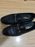 金利来（Goldlion）男鞋皮鞋乐福鞋时尚个性舒适套脚商务休闲鞋58013089501A黑色37 实拍图