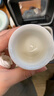 钰铨龙门 冰清玉洁玉润杯 德化传统中国白瓷高端茶具纯手工个人喝茶品茗杯 冰清玉洁玉润杯（限量版）-6杯 实拍图