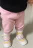 卡特兔毛毛虫童鞋儿童学步鞋春季软底防滑女童1-3岁婴儿鞋男童鞋 黄粉-皮面 22 内长13.5cm  脚长12.5-13.0 实拍图