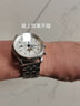 积优（JEAYOU）代用天梭浪琴表带钢带男士手表链天梭力洛克汉密尔顿阿玛尼卡西欧依波西铁城美度不锈钢表带 升级五珠-银色 21mm 实拍图