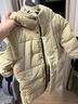 巴拉巴拉羽绒服中长款冬加厚外套男女童连帽亲子装防风防泼水209425107212 实拍图
