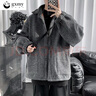 GXMY 灯芯绒棉衣男冬季加绒加厚宽松ins休闲外套男士港风潮牌衣服帅气纯色棉服男装 540加绒黑灰色 M 实拍图