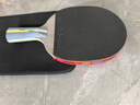 红双喜（DHS）乒乓球拍四星直拍R4006C碳素底板双面反胶弧圈兵兵拍附拍套 实拍图