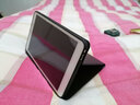 钦灵 华为荣耀平板2保护套皮套8英寸JDN-W09/JDN-AL00通话平板电脑保护套壳 金沙纹黑色+钢化膜 实拍图