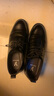 意尔康男鞋男士休闲真皮亮面手抓纹正装商务皮鞋 56919W黑色39 实拍图