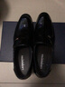 老人头（LAORENTOU）皮鞋男春秋商务正装鞋牛皮套脚亮漆皮鞋日常男鞋 130361 黑42 实拍图