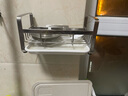 百字 厨房免打孔水槽放抹布置物架海绵沥水架水龙头收纳洗碗布挂篮 标准壁挂款（本色） 实拍图