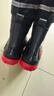 德系雨鞋雨靴高档男新款收口防雨防水鞋中筒防滑雨靴水靴户外钓鱼 红色加防水口不可拆 41 实拍图