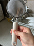 炊大皇 双耳漏勺细网304不锈钢滤网勺豆浆过滤网筛婴儿辅食 白小号35目 实拍图