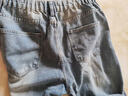 顶峰保罗（Dingfengbaoluo）直筒牛仔裤男春秋宽松美式休闲阔腿裤子WH75怀旧蓝2XL 实拍图