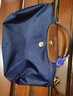 珑骧LEPLIAGEORIGINAL短柄海军蓝饺子包手提包送女友 实拍图
