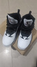 乔丹高帮篮球鞋男鞋运动鞋2025秋冬季新款青少年专业实战耐磨防滑球鞋 白色/黑色 40.5 实拍图