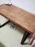 优特明美式loft电脑桌台式实木简约实木书桌学习桌总裁桌办公室老板桌子 爆120*60*75cm（厚5公分） 实拍图