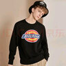 Dickies 【经典款】卫衣 男女同款大logo印花圆领卫衣 卫衣男7059 黑色 L 实拍图