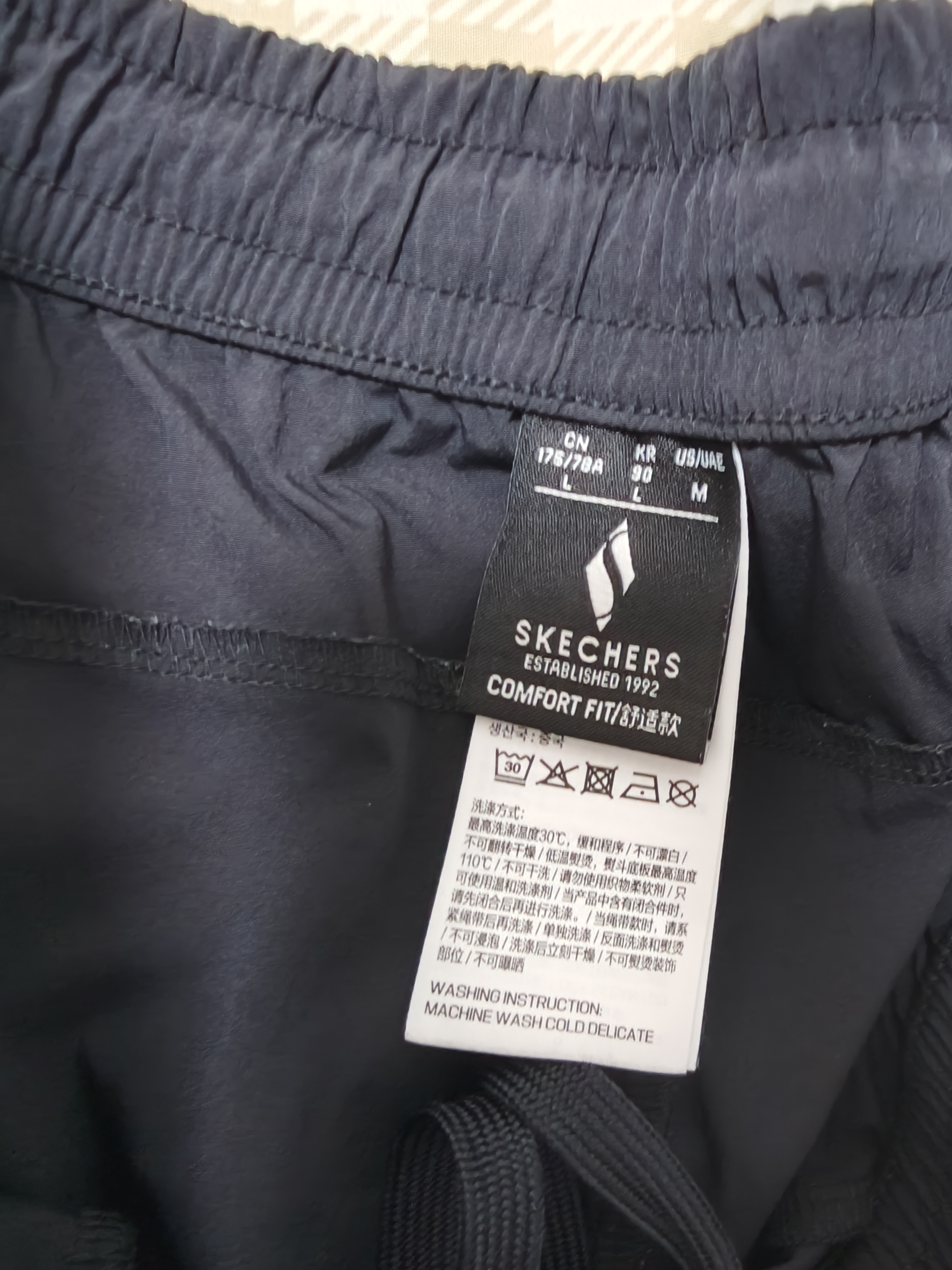 斯凯奇（Skechers）闪穿长裤男士夏季轻薄透气运动卫裤时尚工装裤休闲裤 实拍图