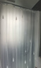 韩娜（Hanna）浴帘布浴室隔断帘卫生间洗澡加厚防水帘挡风门帘洗澡挡帘防水防霉 水滴（超强防水-防霉保暖） 套装150宽*200高+1.5杆+环 实拍图