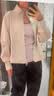 自巧小个子韩系立领休闲开衫卫衣外套女2024早秋新款百搭夹克上衣 燕麦色 XS (2码) 实拍图
