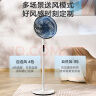美的（Midea） 【国家补贴】电风扇家用远距送风遥控智能落地扇七叶智能感温立式电扇宿舍卧室摇头 40CM大网罩黑白色35bjd 实拍图