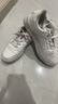 乔丹女鞋板鞋皮面小白鞋厚底增高革面休闲鞋女款运动鞋 实拍图