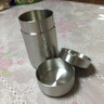 金镶玉 茶叶罐 纯锡存茶罐密封储茶罐 金属锡罐礼盒包装φ55*95mm 实拍图