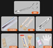 尚烤佳（Suncojia）烧烤配件套装 竹签 食品夹 炭夹 油刷 手套 铝箔锡纸 实拍图