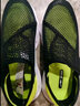 鸿星尔克童鞋男童网鞋夏季小童透气网面中大童一脚蹬跑鞋儿童运动鞋 正黑/荧光柠绿-男童 -偏小1码 38 实拍图