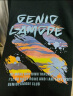 GENIOLAMODE卫衣男士秋冬季圆领时尚简约字母涂鸦百搭印花青年衣服 深灰 XL 实拍图