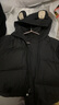 英氏（YEEHOO）儿童加厚羽绒服外套冬季防寒小熊羽绒服中大童外套超韧绒拜年服 亚光黑 105 cm-充绒量55g 实拍图