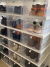 京东京造 鞋盒 免安装鞋柜可折叠鞋柜门口 家用一体柜防尘夹缝鞋架 1列6格 实拍图
