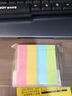 西玛（SIMAA）莫兰迪色索引标签贴纸120枚 荧光膜便利贴纸可撕防水荧光标记贴学生用活页索引贴莫兰迪色中号 实拍图