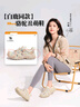 骆驼（CAMEL）丑萌登山鞋女时尚撞色户外休闲鞋 L24S076620 米/银/黄 39 实拍图