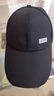 【热巴同款】加大棒球帽帽子男女大头围显脸小春夏字母百搭棒球帽 侧标-黑色【1顶】 实拍图