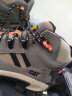 CAT卡特男士专业装备经典防滑高帮网面拼接设计工装靴 暗绿+卡其 40 晒单实拍图