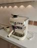 雪特朗（STELANG） 意式半自动咖啡机家用磨豆机奶泡机研磨一体 可视压力显示AC-517E 米白色【压力显示】 实拍图