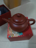 尊壶 宜兴紫砂壶手工茶具泡茶壶礼品礼盒装 水平壶 大红袍 200cc 实拍图