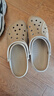 卡骆驰（CROCS）洞洞鞋贝雅男鞋女鞋轻便耐磨一脚蹬拖鞋休闲鞋|10126 卵石色-2V3 45 (290mm) 实拍图