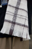 万物生围巾冬季女白色格子韩系氛围感灰色情侣秋冬配大衣时尚披肩 实拍图