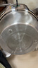 炊大皇 304不锈钢盆筛套装 洗菜盆和面盆调料腌肉盆米筛31cm2件套 实拍图