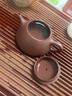 京东京造 宜兴紫砂壶 手工茶壶【原矿紫泥】煮泡茶具 子冶石瓢200ml礼盒装 实拍图