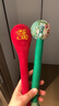 久仪 经络拍打棒捶背神器经络敲背锤养生拍打板敲打锤健身拍八虚拍子 【2个装】轻拍红色字绣款+图2 实拍图