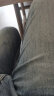 索皇（suohuang）高端时尚简约牛仔裤男弹力修身小脚百搭潮流韩版浅色休闲长裤 灰蓝色 31码(推荐128-138斤修身) 晒单实拍图