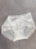 JTTCAC日本纯欲超薄速干面膜内裤女生短裤无痕包臀蕾丝包臀半透明三角裤 月光白X3条 F 均码（80-120斤） 晒单实拍图