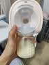 小雅象吸奶器电动变频吸奶器全自动穿戴一体式大吸力无痛按摩母乳挤奶器 【2代升级】pp黛尔粉200ml 实拍图