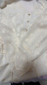 她享长袖衬衫女V领泡泡袖法式衬衣气质百搭系带收腰上衣小衫T141C2665 实拍图