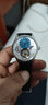 豪法手表【新年礼物】飞行陀飞轮腕表男手工雕花机械表夜光商务腕表潮 精钢蓝面【双时区/星辰功能】 实拍图