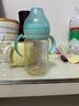 好孩子（gb）吸管奶瓶 大宝宝一岁以上3-6岁PPSU耐摔宽口径大容量带手柄直饮杯 【直通直饮吸嘴】孔雀蓝-慎选不防喷 PPSU 300ml（大奶量推荐） 实拍图