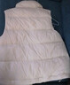 坦博尔秋冬羽绒服短款女士马甲背心90鸭绒休闲保暖外套TD236006 小香白 L (170) 实拍图