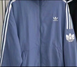 adidas休闲简约三条纹梭织立领夹克外套男装秋季阿迪达斯三叶草   深蓝(推荐选大一码)   M 实拍图